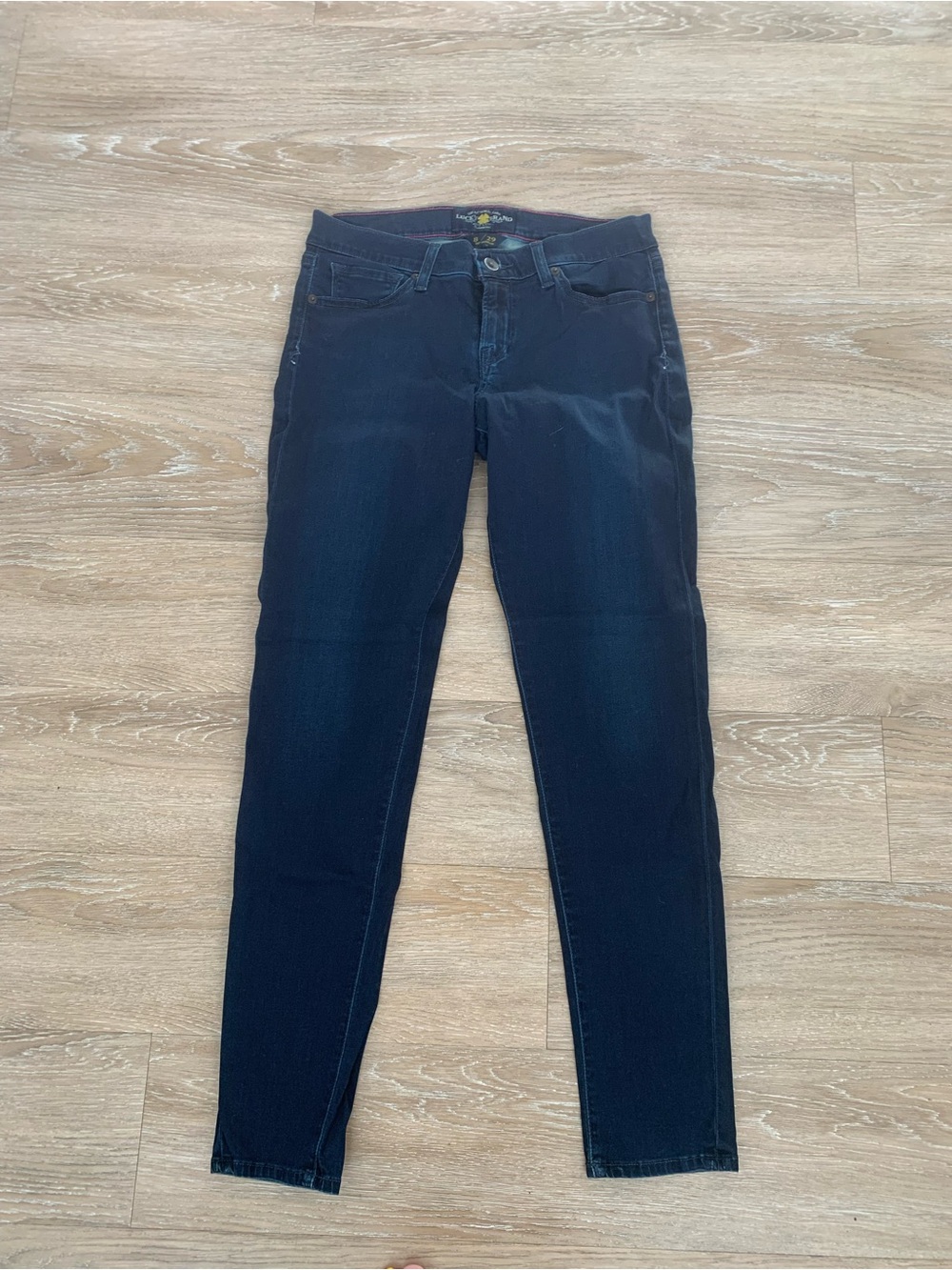 Lucky Brand Navy Charlie Super Skinny  Skinny Jeans Size 8 (Size 29)
